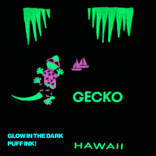Gecko Hawaii Gecko In Paradise Pink Tie Dye Hoodie