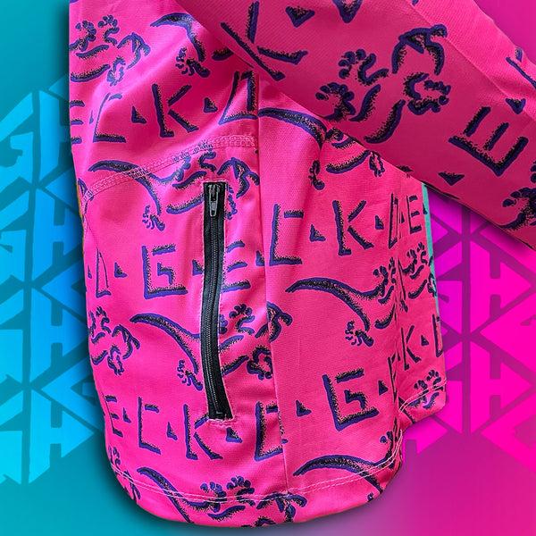 Gecko Hawaii Gecko Petro Split UPF 30+ Sun Shirt