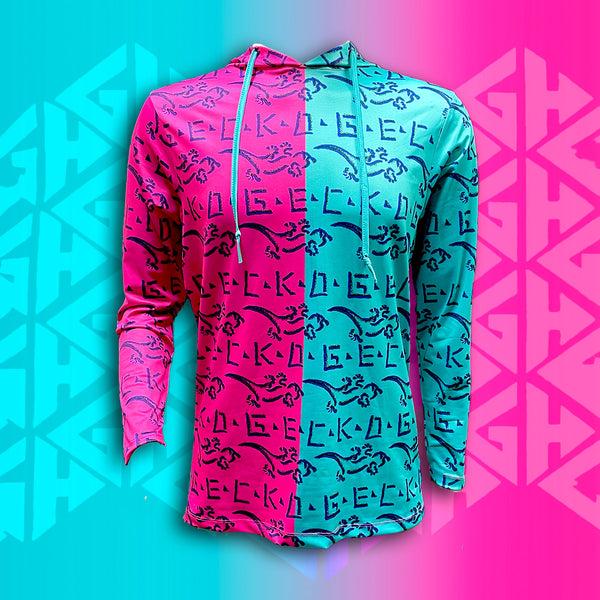 gecko hawaii Gecko Petro Split UPF 30+ Sun Shirt