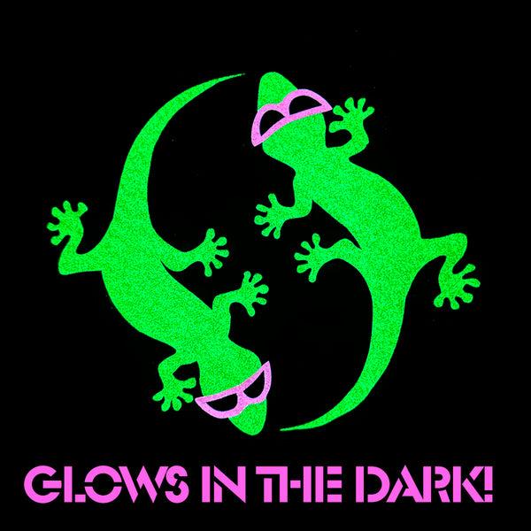 Gecko Hawaii Gecko Swirl V2 - Black Cotton Tee