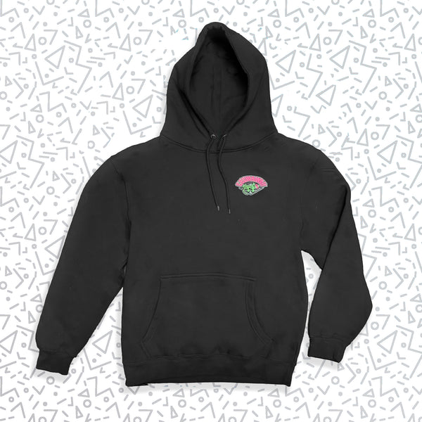 Gecko Hawaii Gecko Tiki Time - Black Hoodie