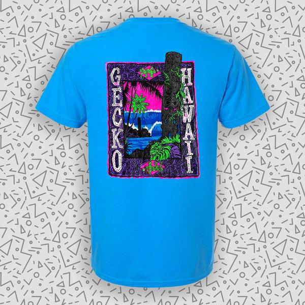 gecko hawaii Gecko Tiki Time - Blue Taffy