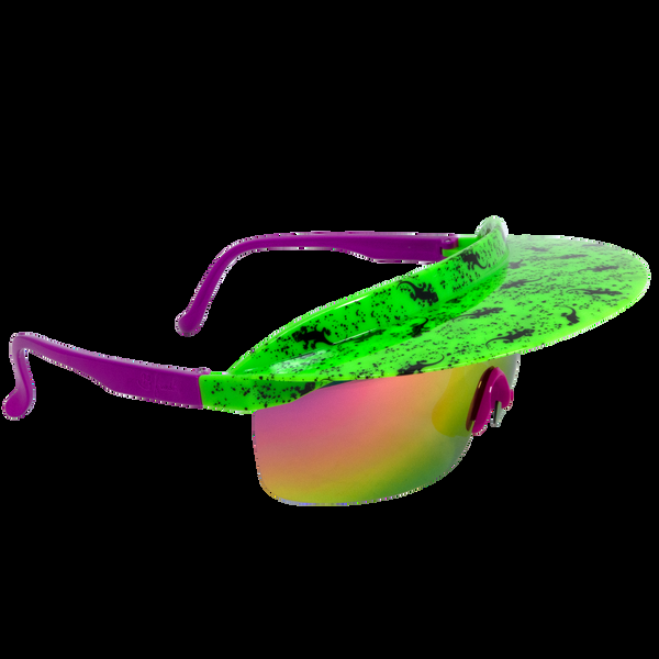Gecko Hawaii Gecko Visor Shades Neon Green