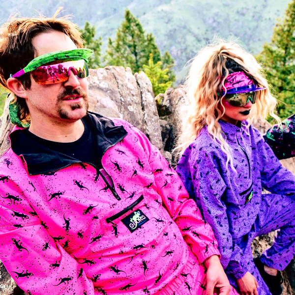 Gecko Hawaii Gecko Visor Shades Neon Green