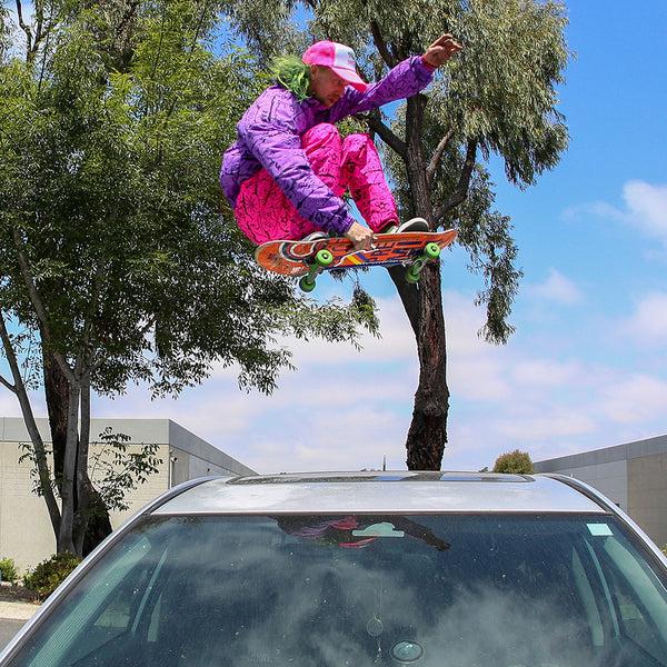 Gecko Hawaii Hot Pink Gecko Wall '90's Beach Pants