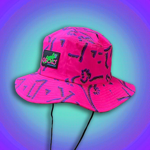 gecko hawaii Hot Pink Petro Boonie Hat