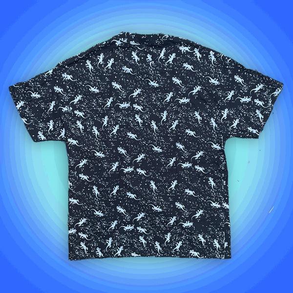 Gecko Hawaii Iconic "Forever Gecko" Black Lava Tee