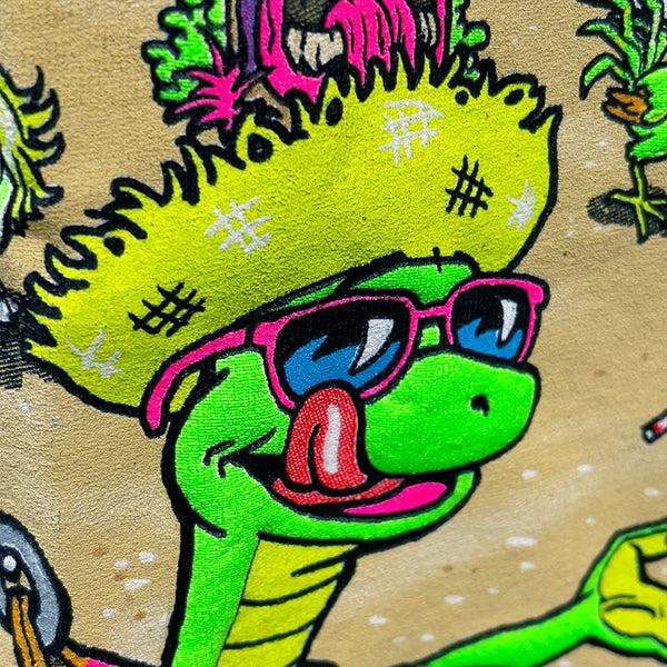 Gecko Hawaii KIDS Original Party Animal: Blue Hyper