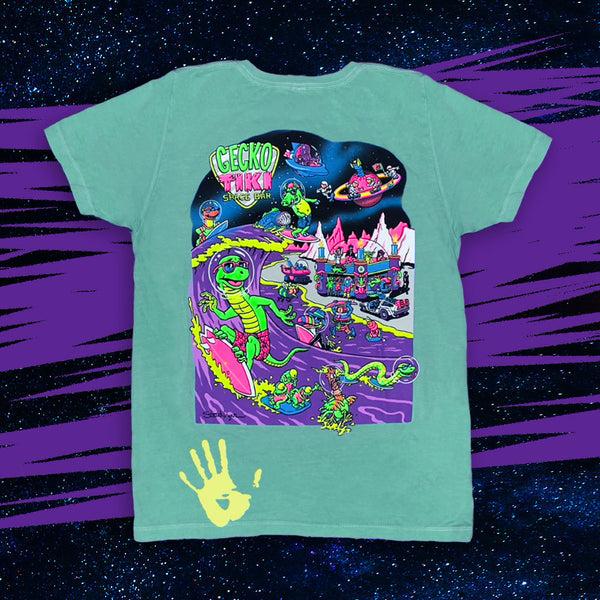gecko hawaii KIDS Space Tiki: Green Hyper