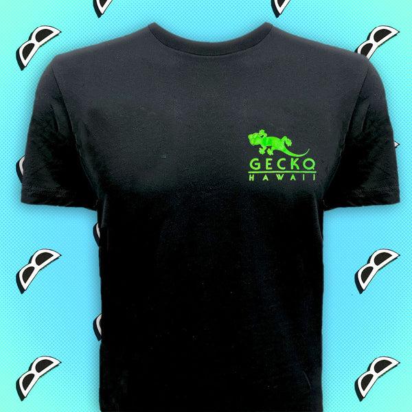 Gecko Hawaii Maximum Gecko - Black Tee