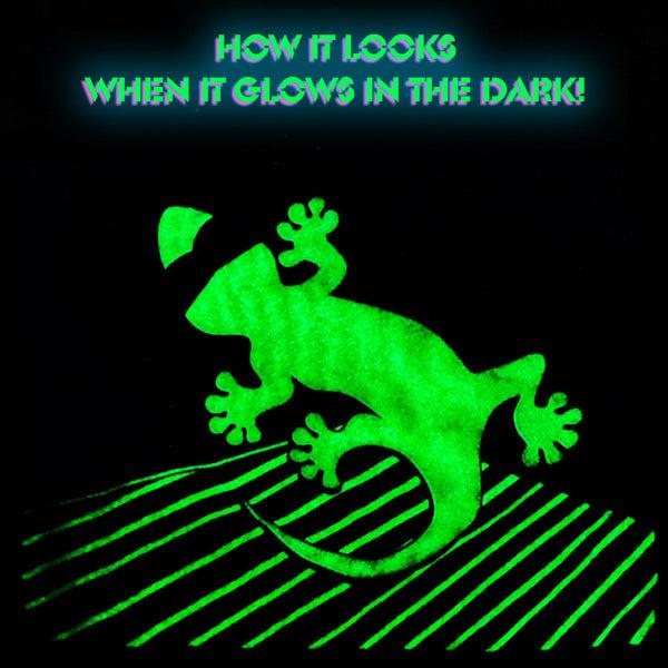 Gecko Hawaii Maximum Gecko - Black Tee