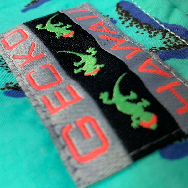 Gecko Hawaii Mint Gecko Petro Volley Shorts