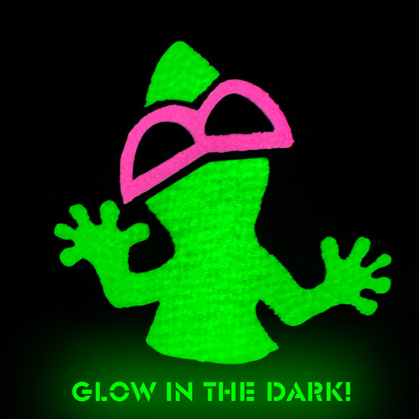 Gecko Hawaii Neon Aqua Blue Tie-Dye Sweatpants