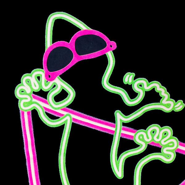 Gecko Hawaii Neon Nightclub