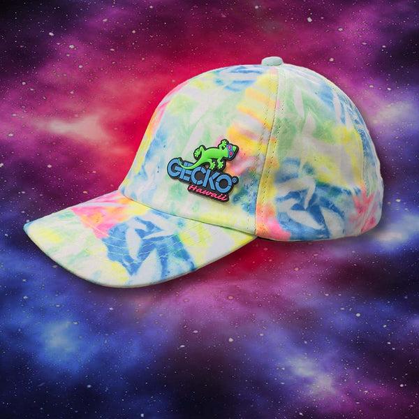 gecko hawaii Neon Tie-Dye Dad Hat