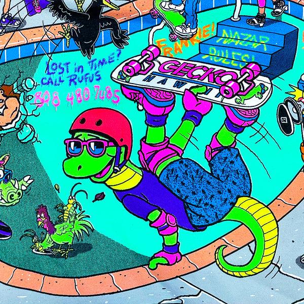 Gecko Hawaii Pop-Up Pool Party: Purple HyperFlash