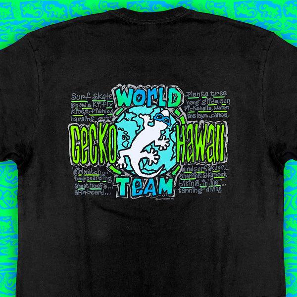 Gecko Hawaii Secret 1989 Gecko World Tee Variant
