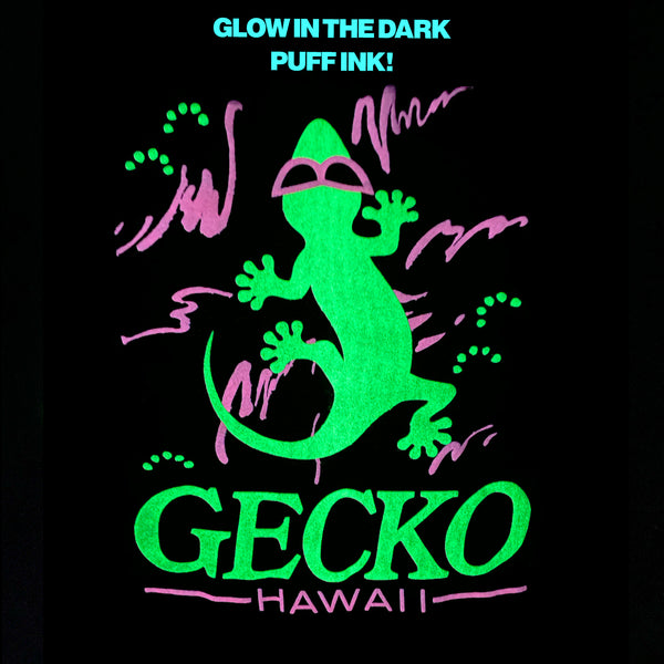 Gecko Hawaii Space Gecko Black Tie Dye Hoodie