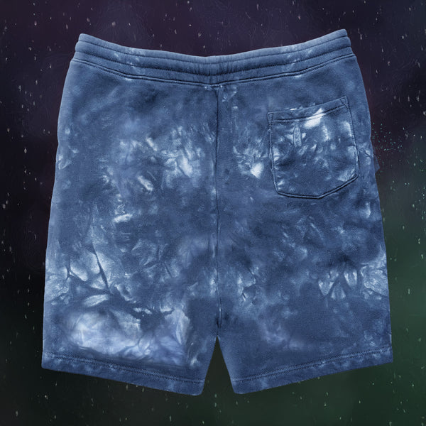 Gecko Hawaii Space Gecko Navy Tie Dye Shorts
