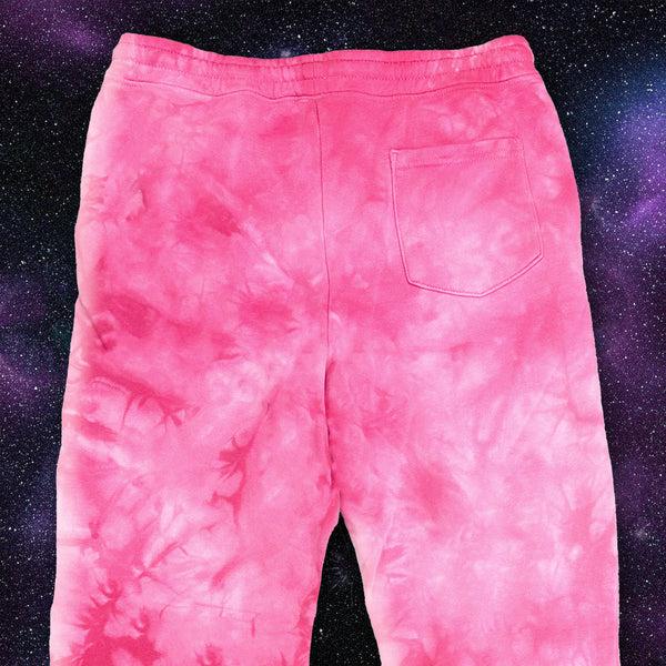 Gecko Hawaii Space Gecko Pink Tie Dye Sweats