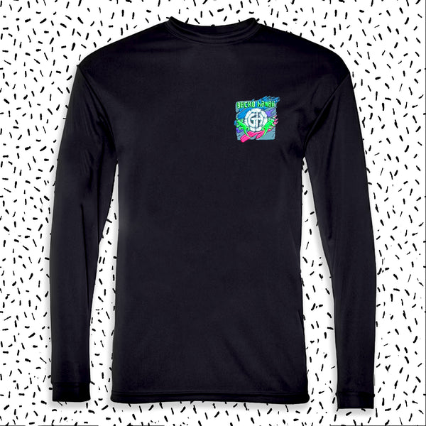 Gecko Hawaii Stoned GH - Black Long Sleeve