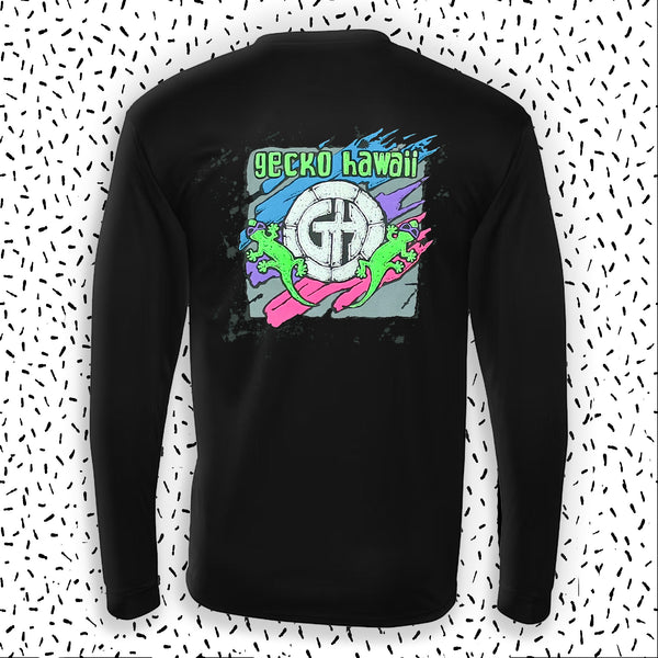 gecko hawaii Stoned GH - Black Long Sleeve