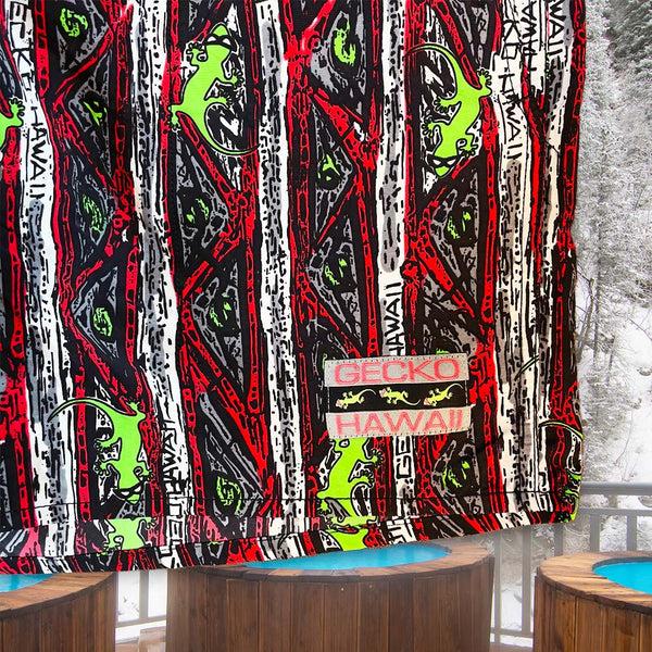 Gecko Hawaii The Classic Gecko Red Stripe Volleys