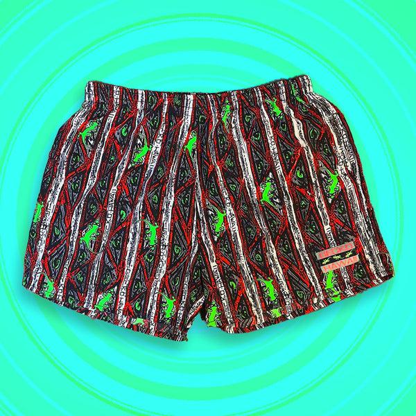 Gecko Hawaii The Classic Gecko Red Stripe Volleys