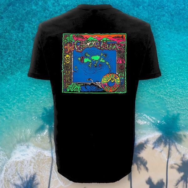 gecko hawaii The Gecko Islands - 1987 Black Tee