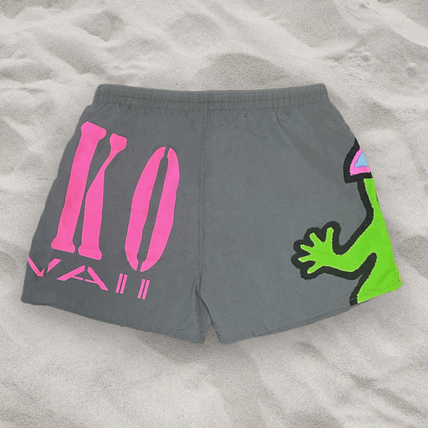 Gecko Hawaii The Iconic Gecko Wrap Volley Grey