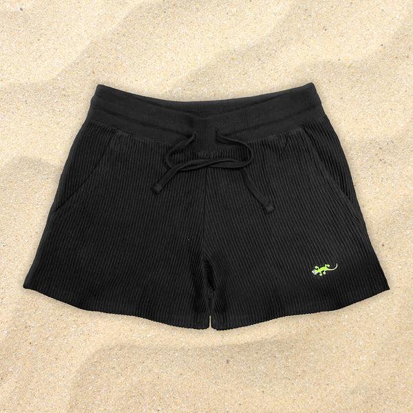 gecko hawaii The Molly - Black Corduroy Shorts