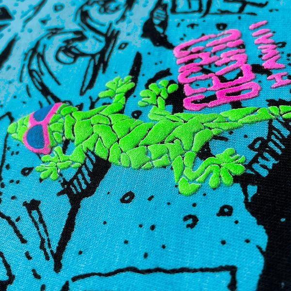 Gecko Hawaii The Original "Gecko Wall" Lagoon Blue