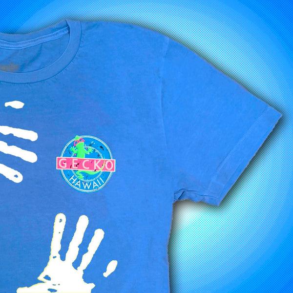 Gecko Hawaii Vinyl Gecko: HYPERFLASH Blue-to-White