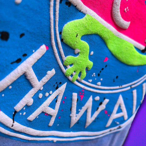 Gecko Hawaii Vinyl Gecko: HYPERFLASH Blue-to-White