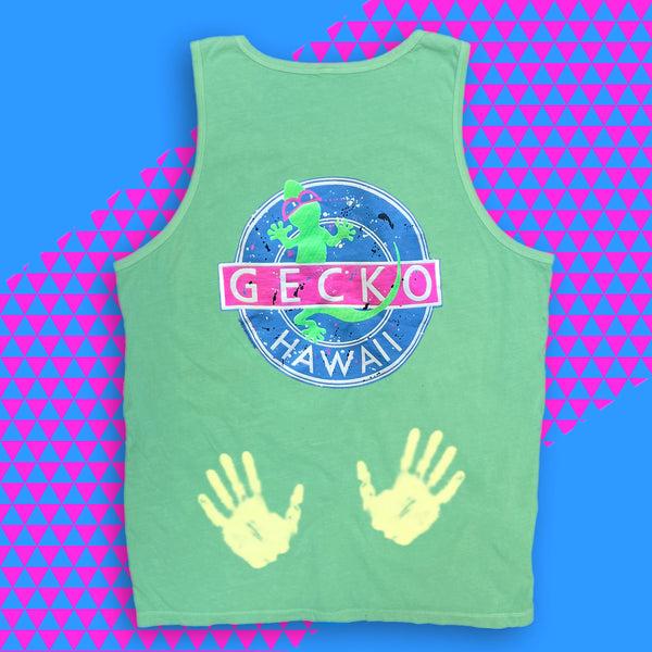 gecko hawaii Vinyl Gecko: HYPERTANK Green-to-Yellow