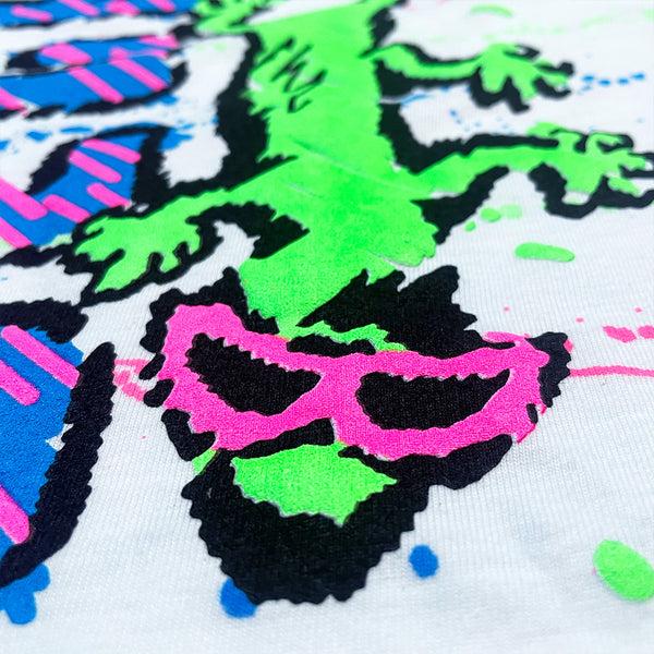 Gecko Hawaii Gecko Mania - Experimental 1988 Hand Painted Splatter