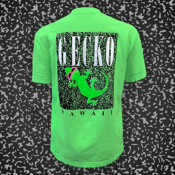 gecko hawaii Gecko Marble - 1980s Neon Watermelon Blast (SINGLE STITCH)