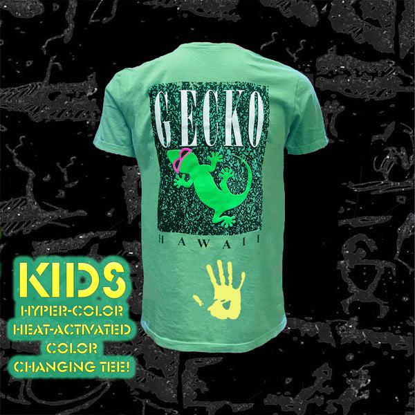 gecko hawaii Gecko Marble - KIDS Hyperflash Color-Changing T-Shirt