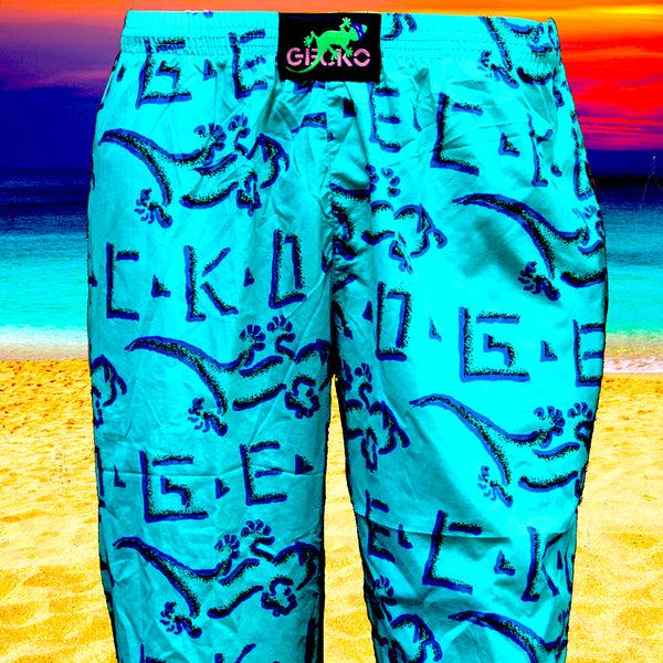 gecko hawaii Gecko Petro Neon Mint Beach Pants (1988)