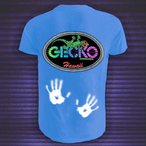 gecko hawaii Gecko Racing Hyper Flash Blue to White Tee gecko hawaii Gecko Racing Hyper Flash Blue to White Tee