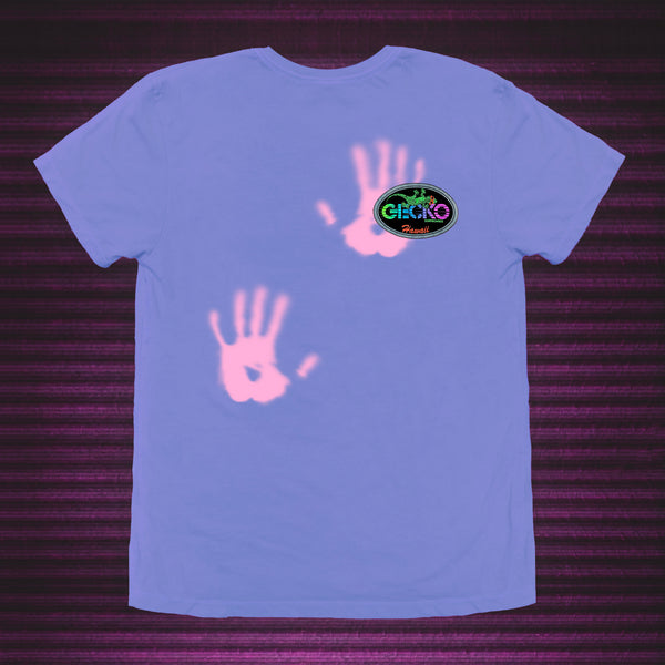 Gecko Hawaii Gecko Racing Hyper Flash Purple To Pink Tee