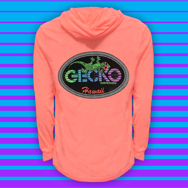 Gecko Hawaii Gecko Racing Surfboards - Mango Freeze HoodTEE