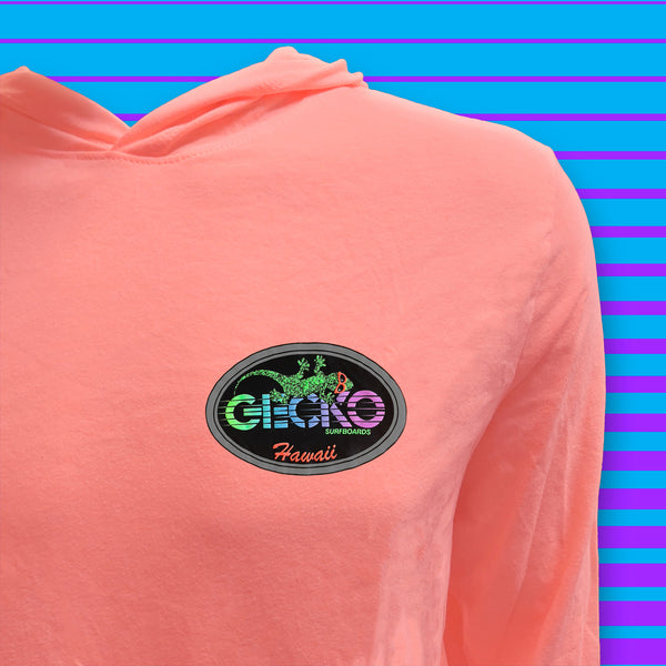 Gecko Hawaii Gecko Racing Surfboards - Mango Freeze HoodTEE