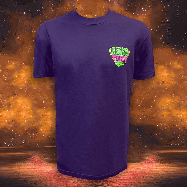 Gecko Hawaii Gecko Space Tiki: 1980's Grape Smash Tee