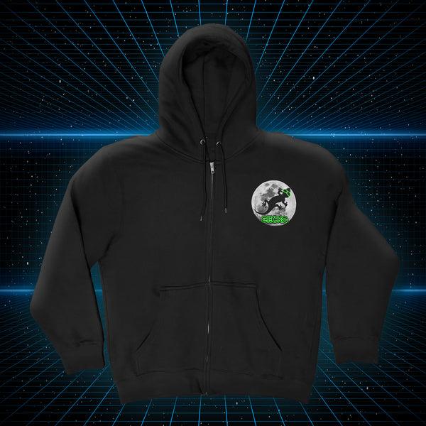 Gecko Hawaii Gecko Super Moon - Zip Hoodie Black/Glow