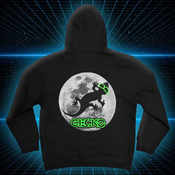 gecko hawaii Gecko Super Moon - Zip Hoodie Black/Glow