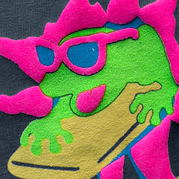 Gecko Hawaii Gecko Surf Team 1989 Neon Green (Single Stitch)