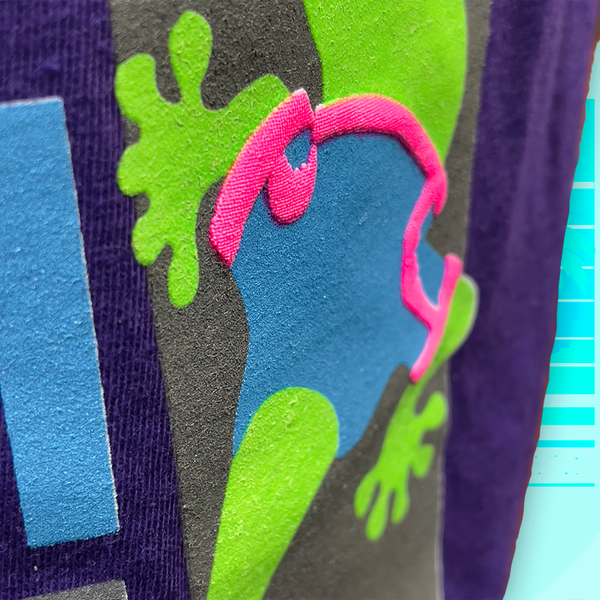 Gecko Hawaii Gecko Surf Team '89 - Grape Smash Cotton Beach Tee