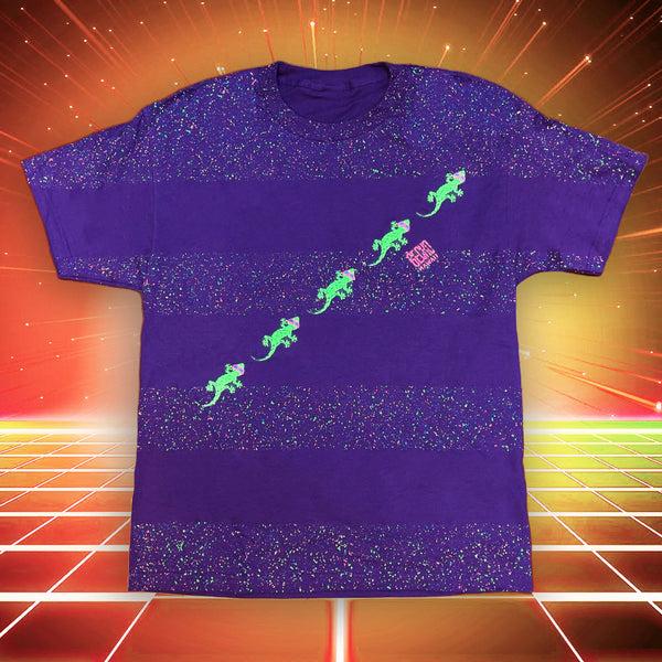 gecko hawaii Gecko Trail (BEEFY-T) - 1987 Purple SPLATTER Stripe