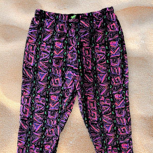 Gecko Hawaii Gecko Volcanic Multi Stripe Beach Pants